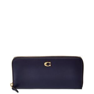 Coach Essential Slim Accordion Leather Wallet, Blue
